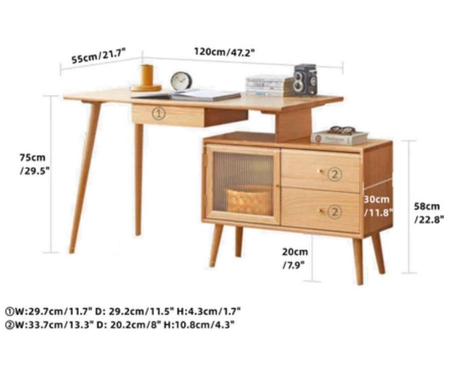 CLIFTON Desk With Cabinet