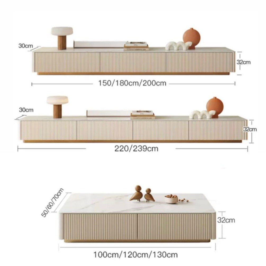 JACO Modern TV Console & Coffee Table
