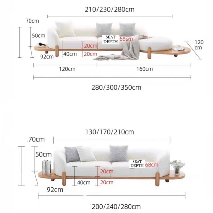 COS Japandi Boucle Sofa
