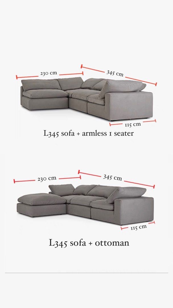 BRISA Modern L Shaped Sofa