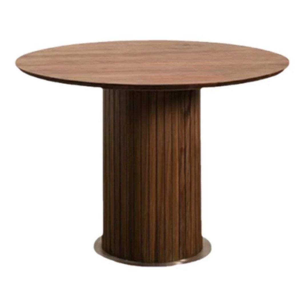 BRIEN Round Wood Dining Table