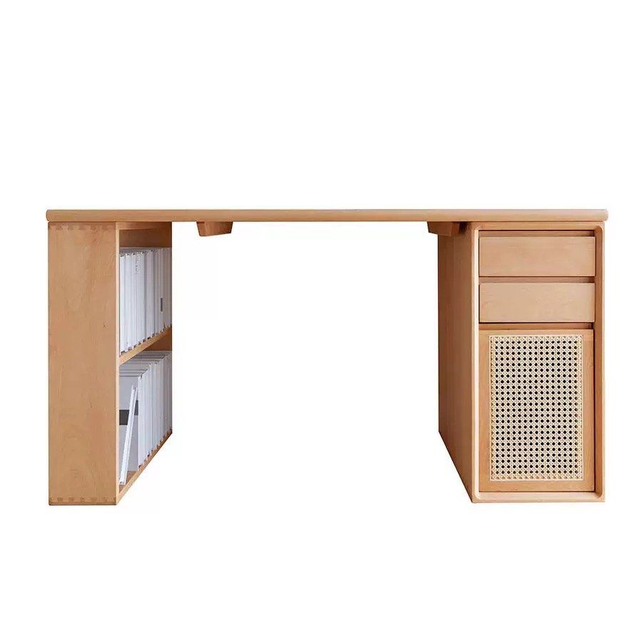 CICCI Scandinavian Solid Wood Study Table