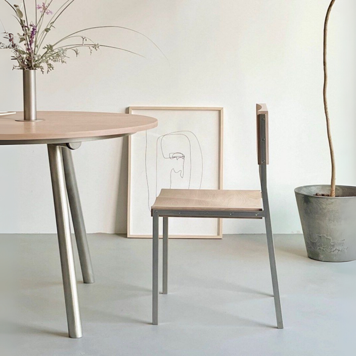 BREE Japandi Solid Wood Round Dining Table