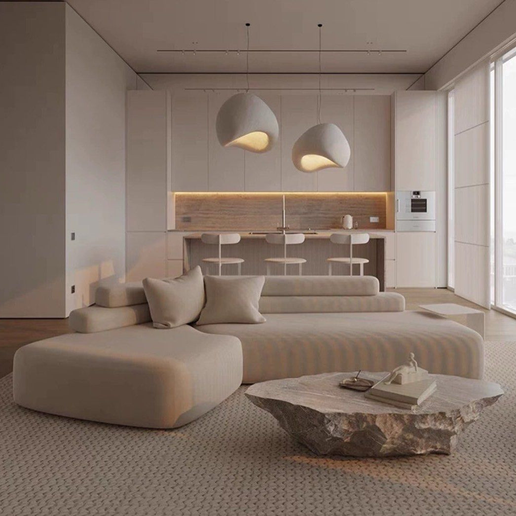 CRAGE Modern Curved Sofa