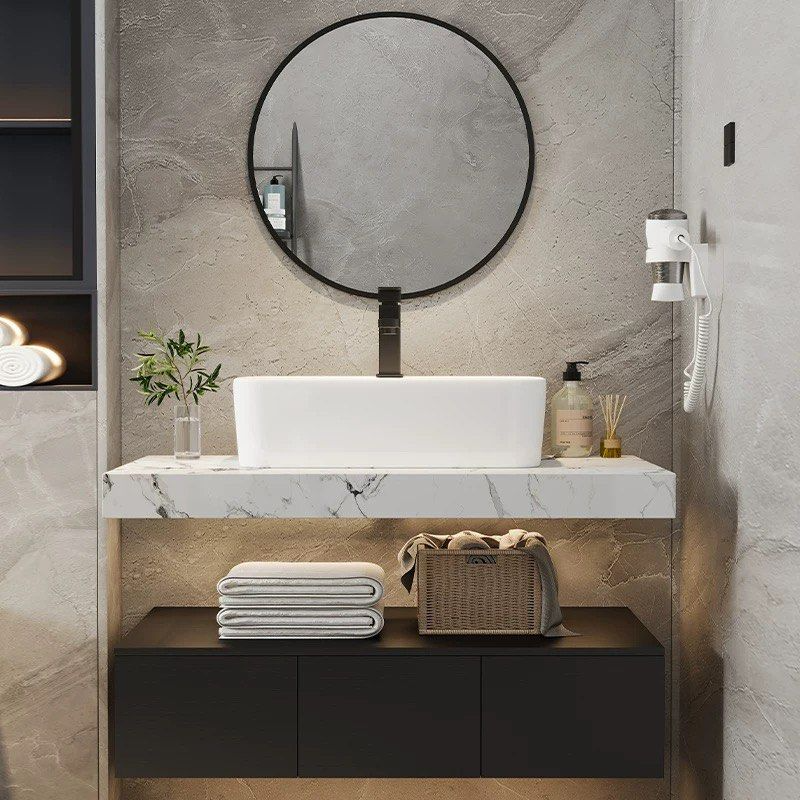 BRISA Modern Sintered Stone Vanity Sink
