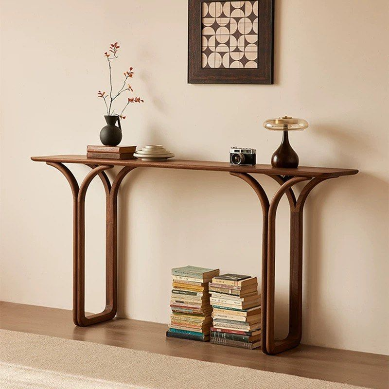 COSTIEL Modern Solid Wood Console Table