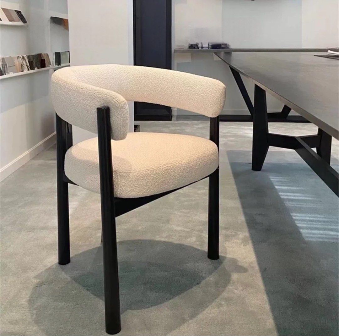 CULES Modern Boucle Dining Chair
