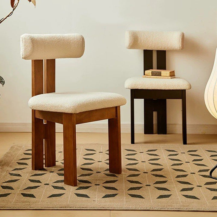 SPACE Modern Boucle Dining Chair