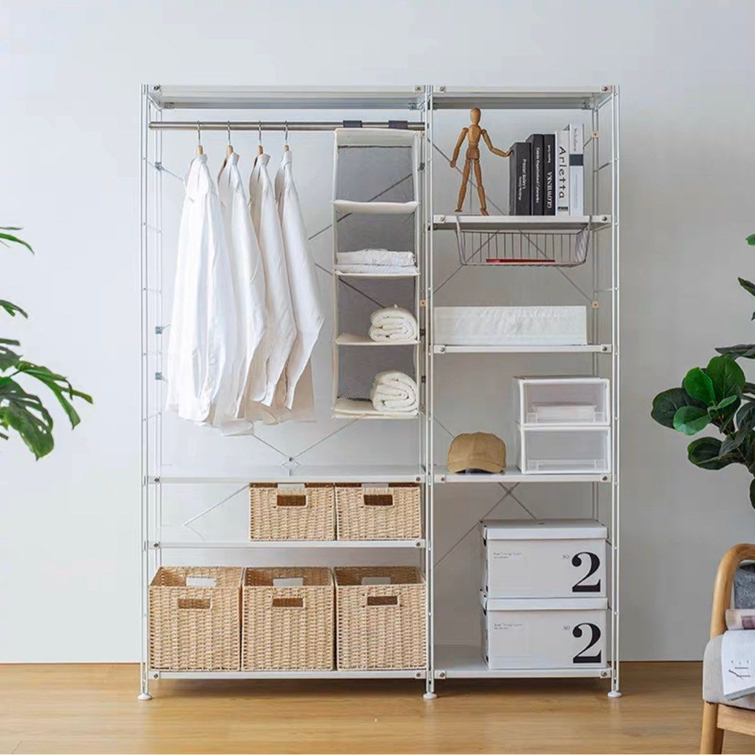 BRYDEN White Metal Frame Rack