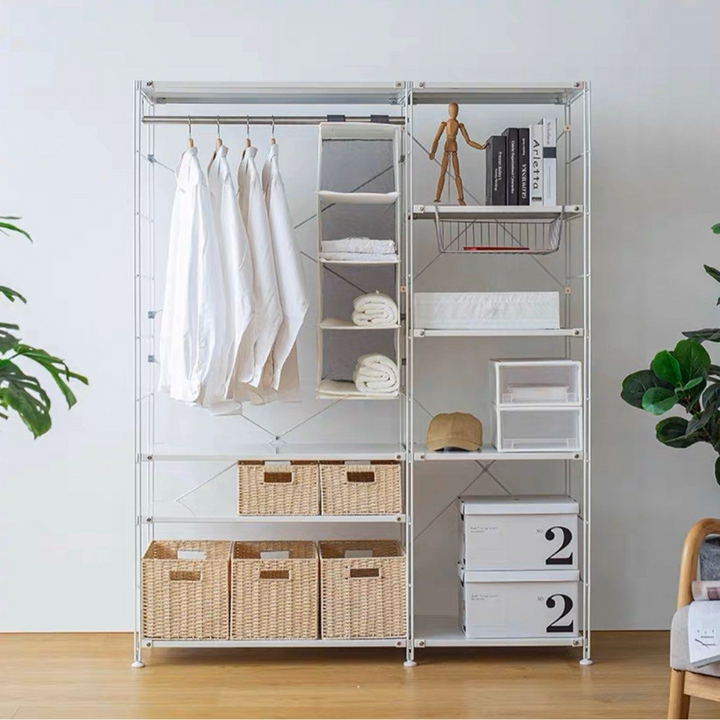 BRYDEN White Metal Frame Rack