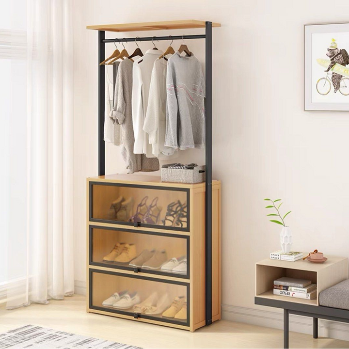 CRISPUS Scandinavian Open Concept Wardrobe