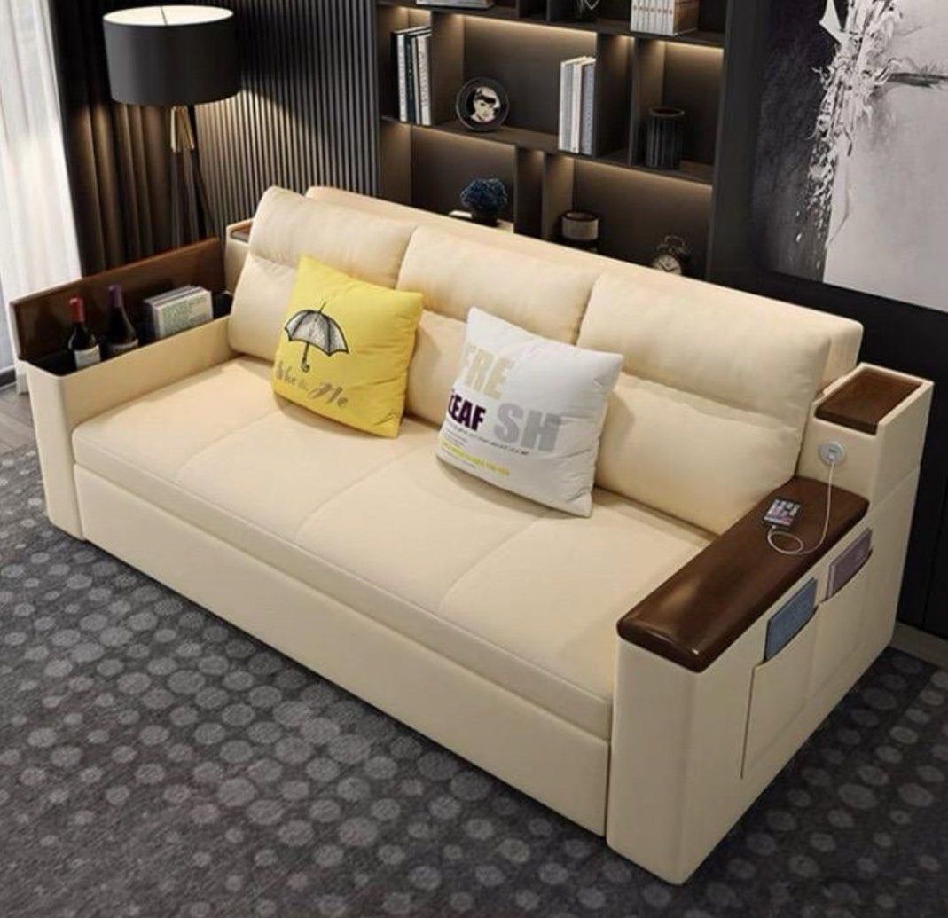 DAFIRA Modern Storage Sofa Bed