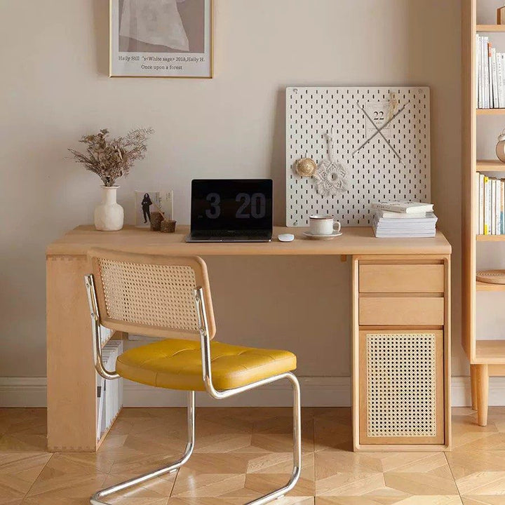 CICCI Scandinavian Solid Wood Study Table