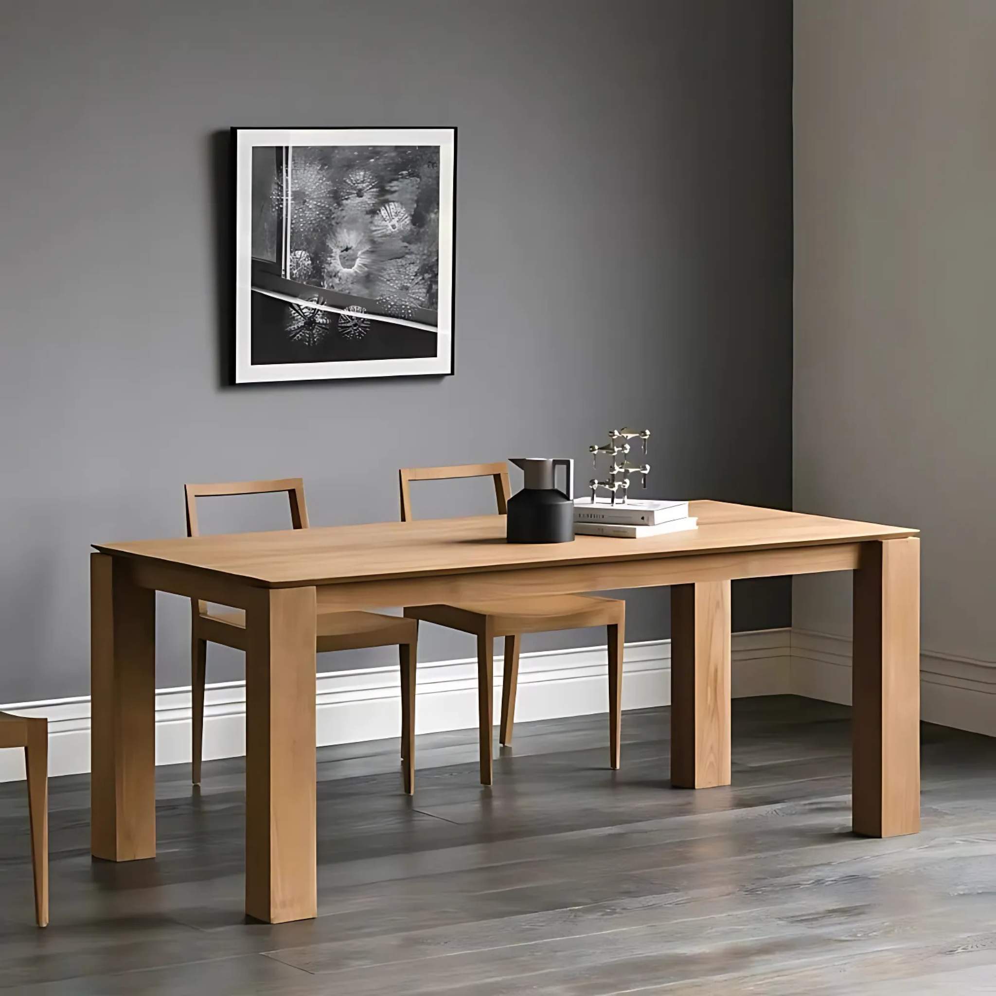 NORDIC Modern Solid Wood Dining Table – Radical Homes