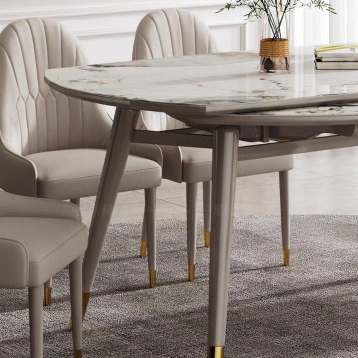 FOSTER Modern Marble Extendable Dining Table