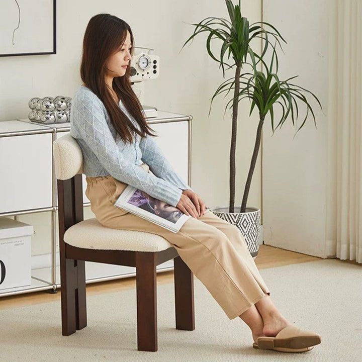 SPACE Modern Boucle Dining Chair