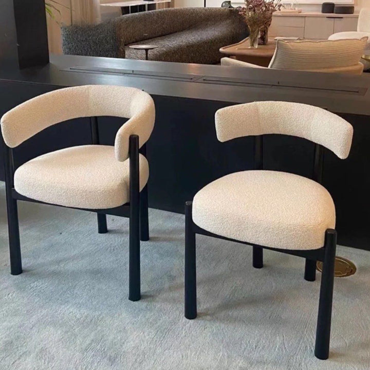 CULES Modern Boucle Dining Chair