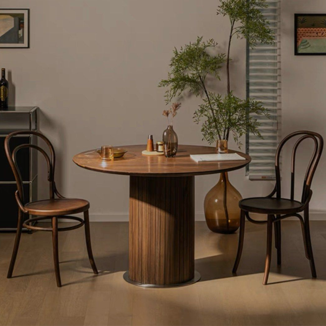 BRIEN Round Wood Dining Table