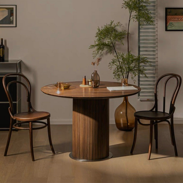 BRIEN Round Wood Dining Table