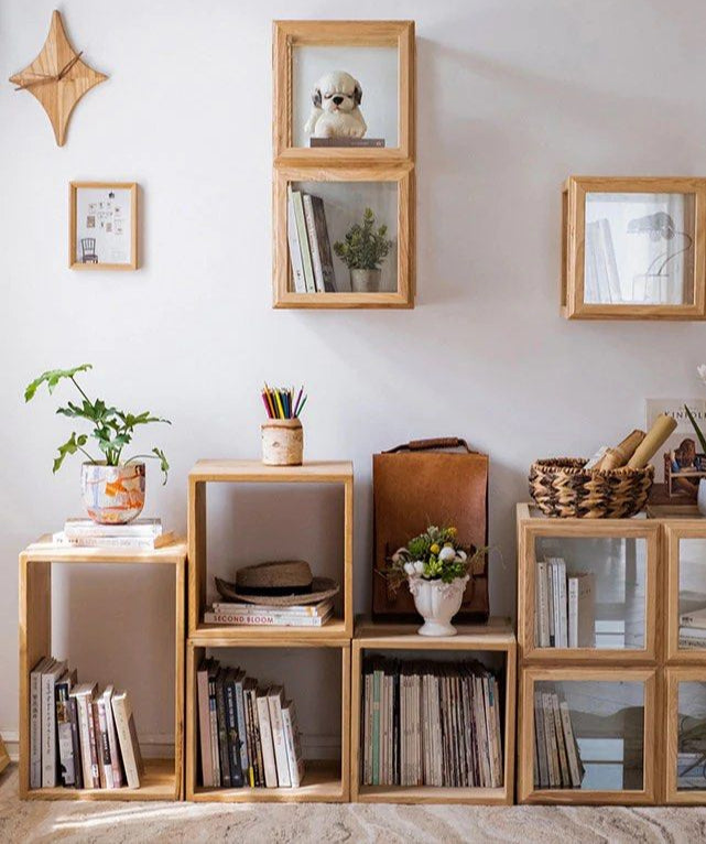 DANBY Solid Wood and Glass Display Cabinet