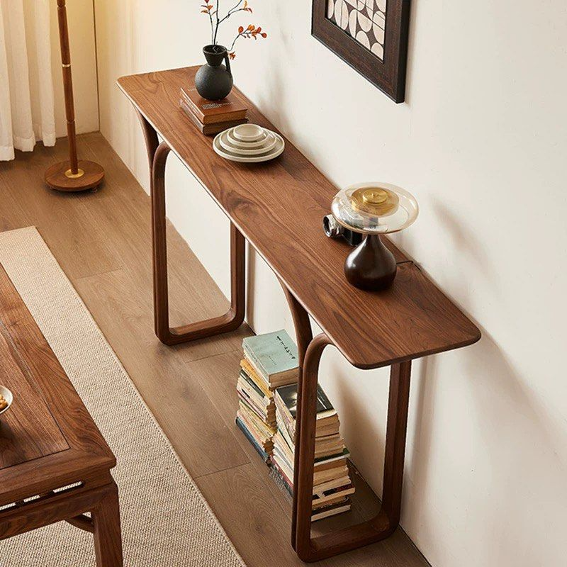 COSTIEL Modern Solid Wood Console Table