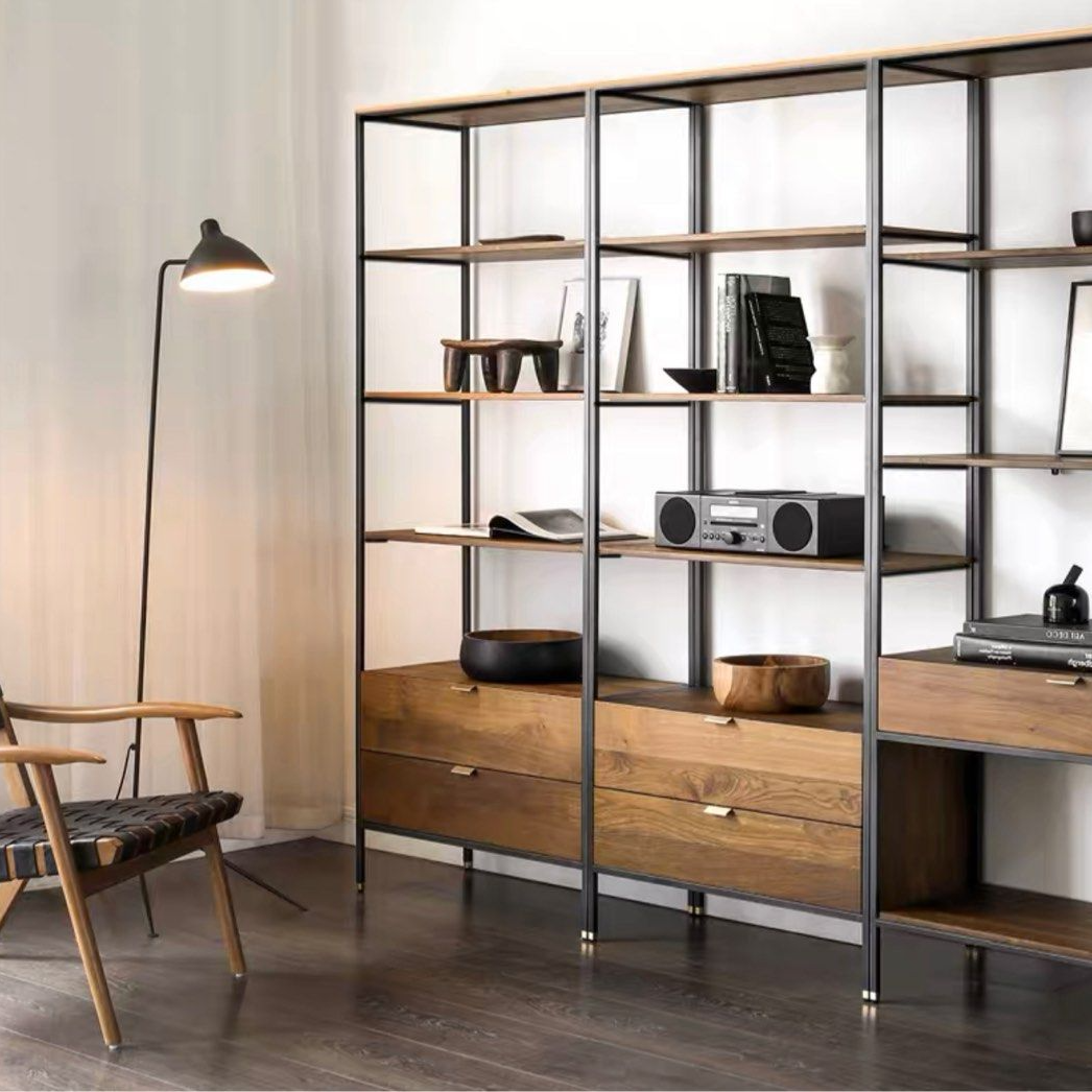 CAIO Industrial Wood Shelf