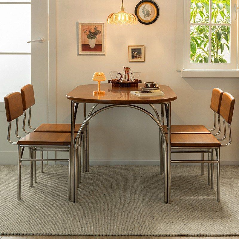 CLARK Oval Pine Wood Dining Table