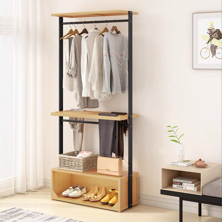CRISPUS Scandinavian Open Concept Wardrobe