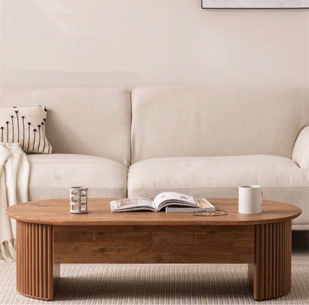 GAINZA Extendable Walnut Coffee Table