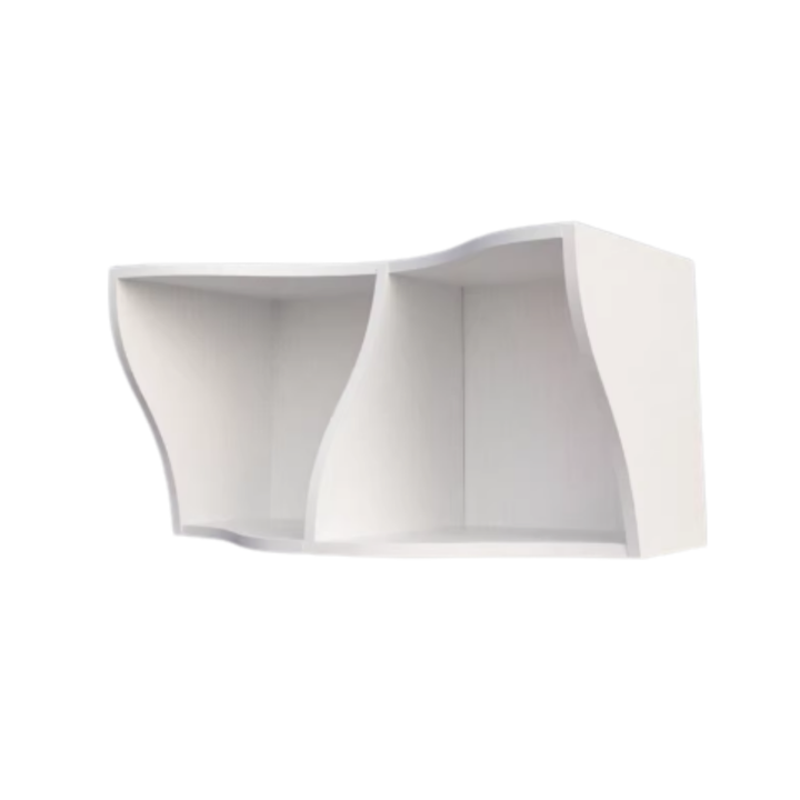 ARVO Modern Curved Bookshelf