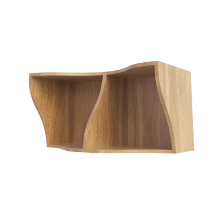 ARVO Modern Curved Bookshelf