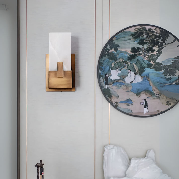 CURELIA Natural Marble Wall Light