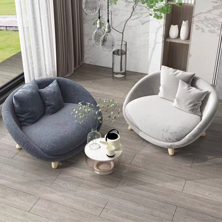 SUTTON Modern Fabric Lounge Chair