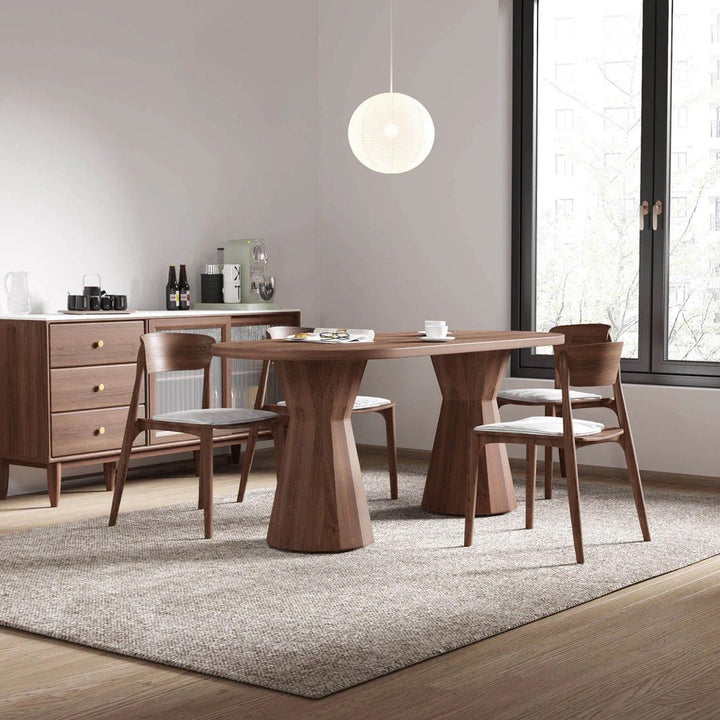 STEYN Modern Solid Wood Dining Table