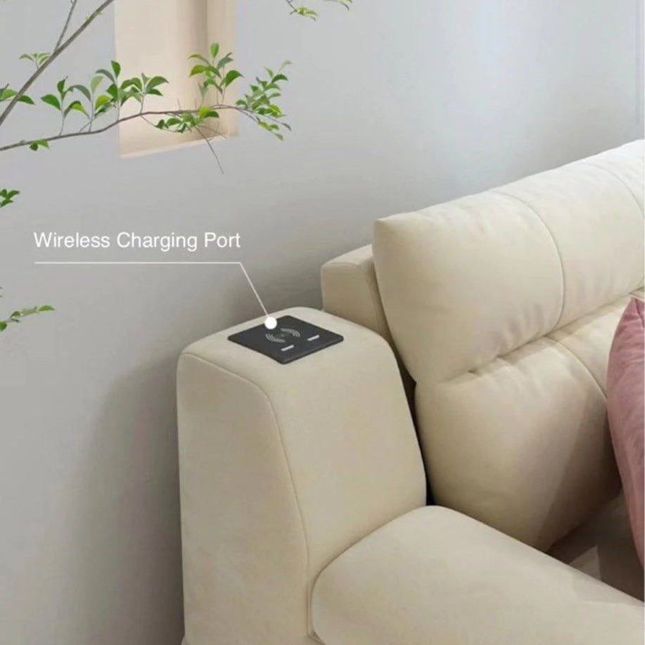 DAN Modern Velvet Storage Sofa Bed