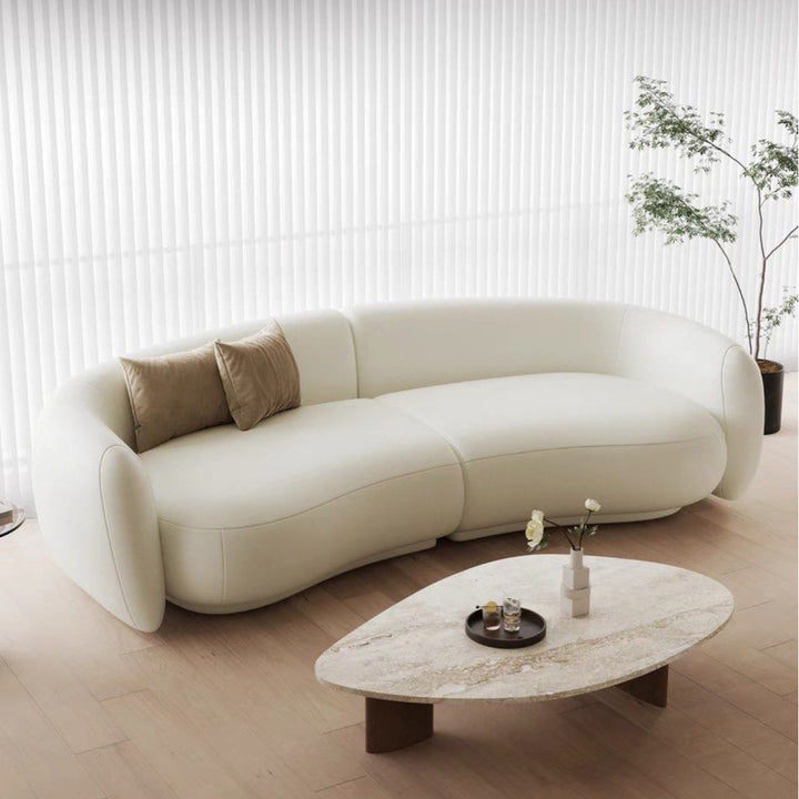 CHANTE Modern Scratch Resistant Sectional Curve Sofa