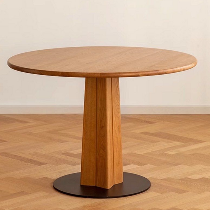 COLE Modern Solid Wood Round Dining Table