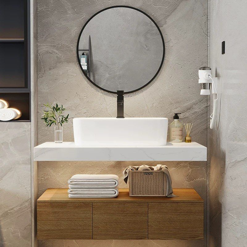 BRISA Modern Sintered Stone Vanity Sink