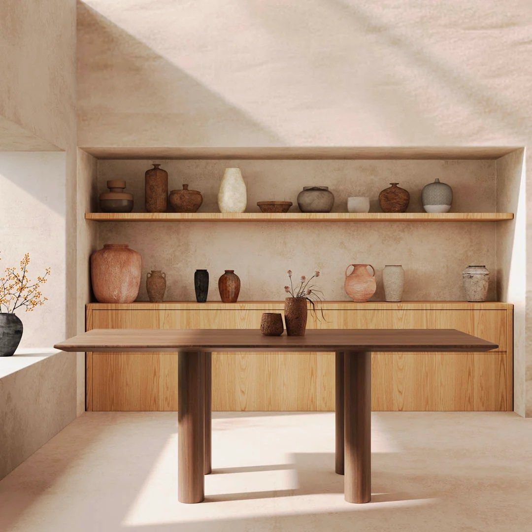 CADIAN Modern Solid Wood Dining Table