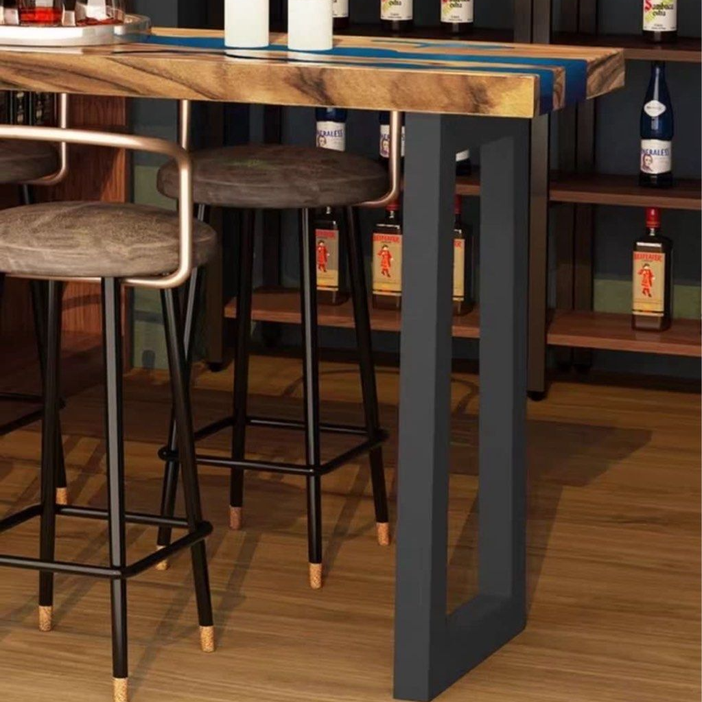 SNOTA Epoxy Resin River Bar Table