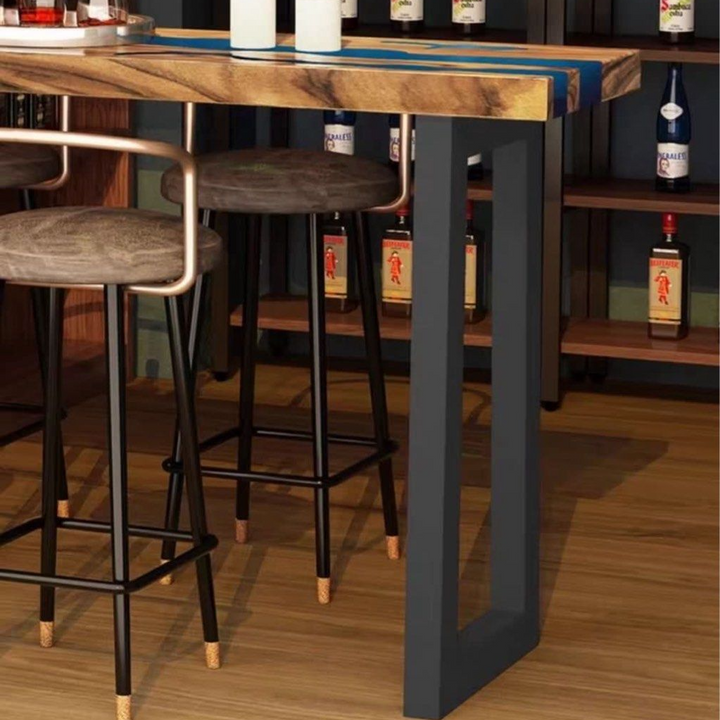 SNOTA Epoxy Resin River Bar Table
