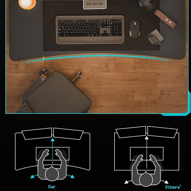 SUTTON Modern Curve Desk