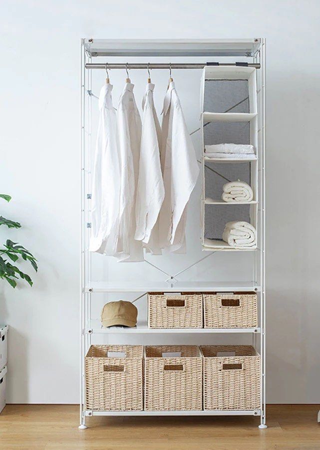 BRYDEN White Metal Frame Rack