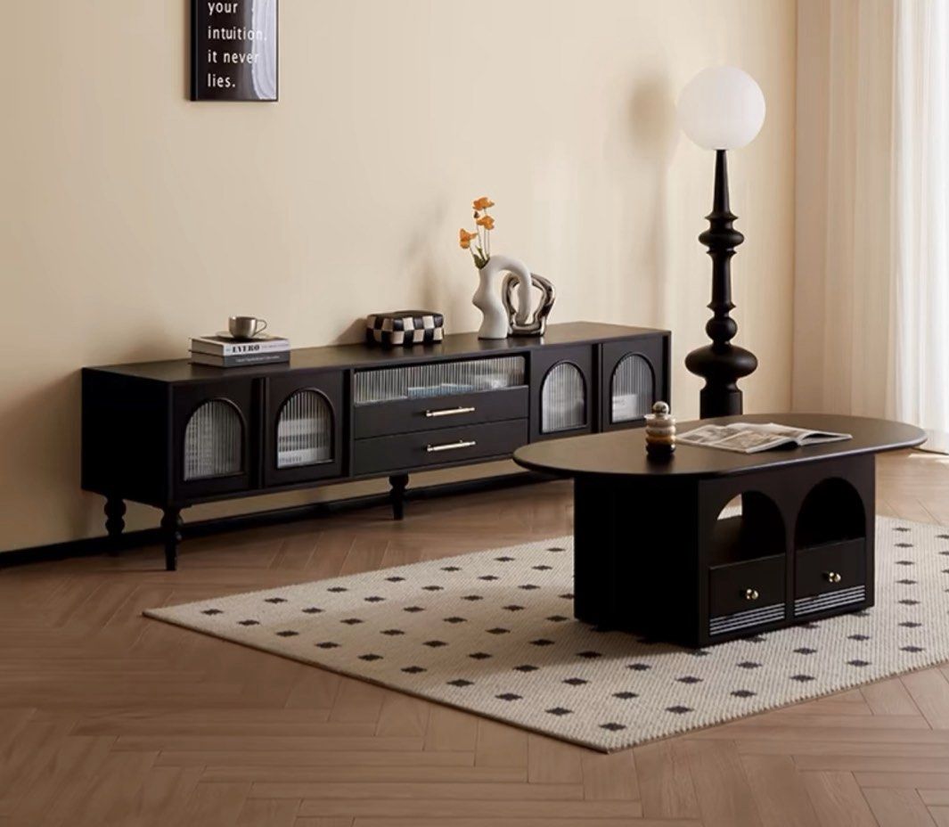 CALVE Mid Century TV Console