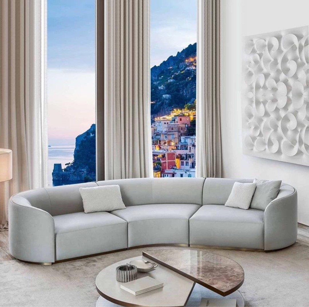CELESTE Sectional Curve Round Sofa
