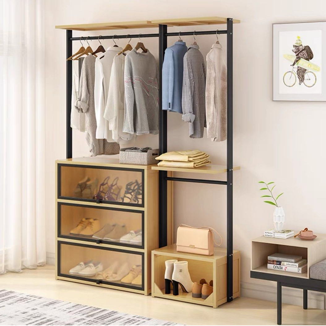 CRISPUS Scandinavian Open Concept Wardrobe