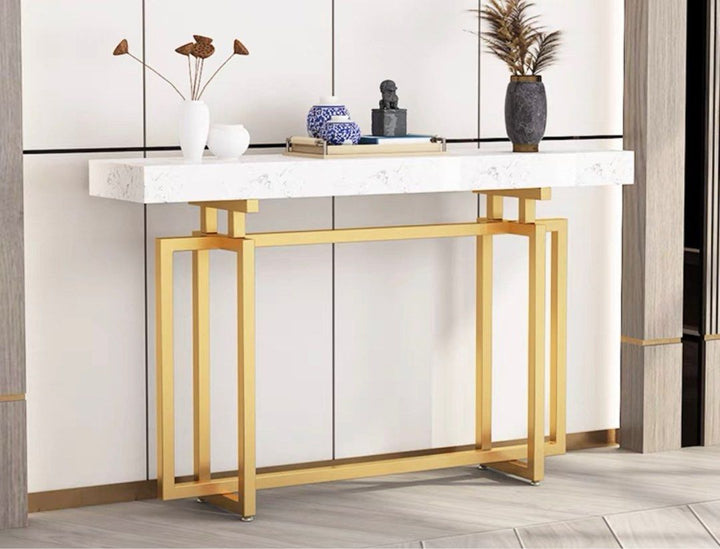 SHILOH Modern Marble Console Table