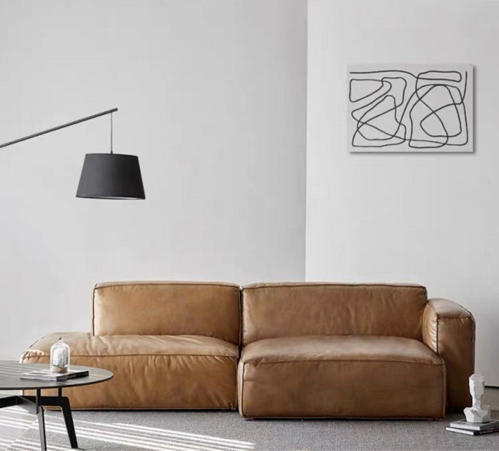 CELVENTO Modern Leather Sofa