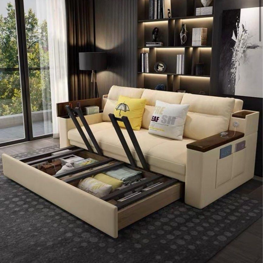 DAFIRA Modern Storage Sofa Bed