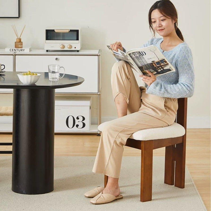 SPACE Modern Boucle Dining Chair